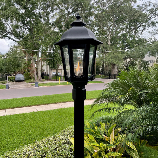 The Bavarian - Ready to Ship Natural Gas Post Mounted Lamp