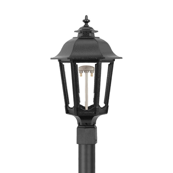 The Bavarian - Ready to Ship Propane Post Mounted Lamp