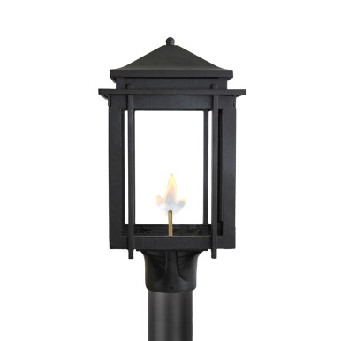 The Craftsman Post Mounted Gas Lamp - Ready to Ship