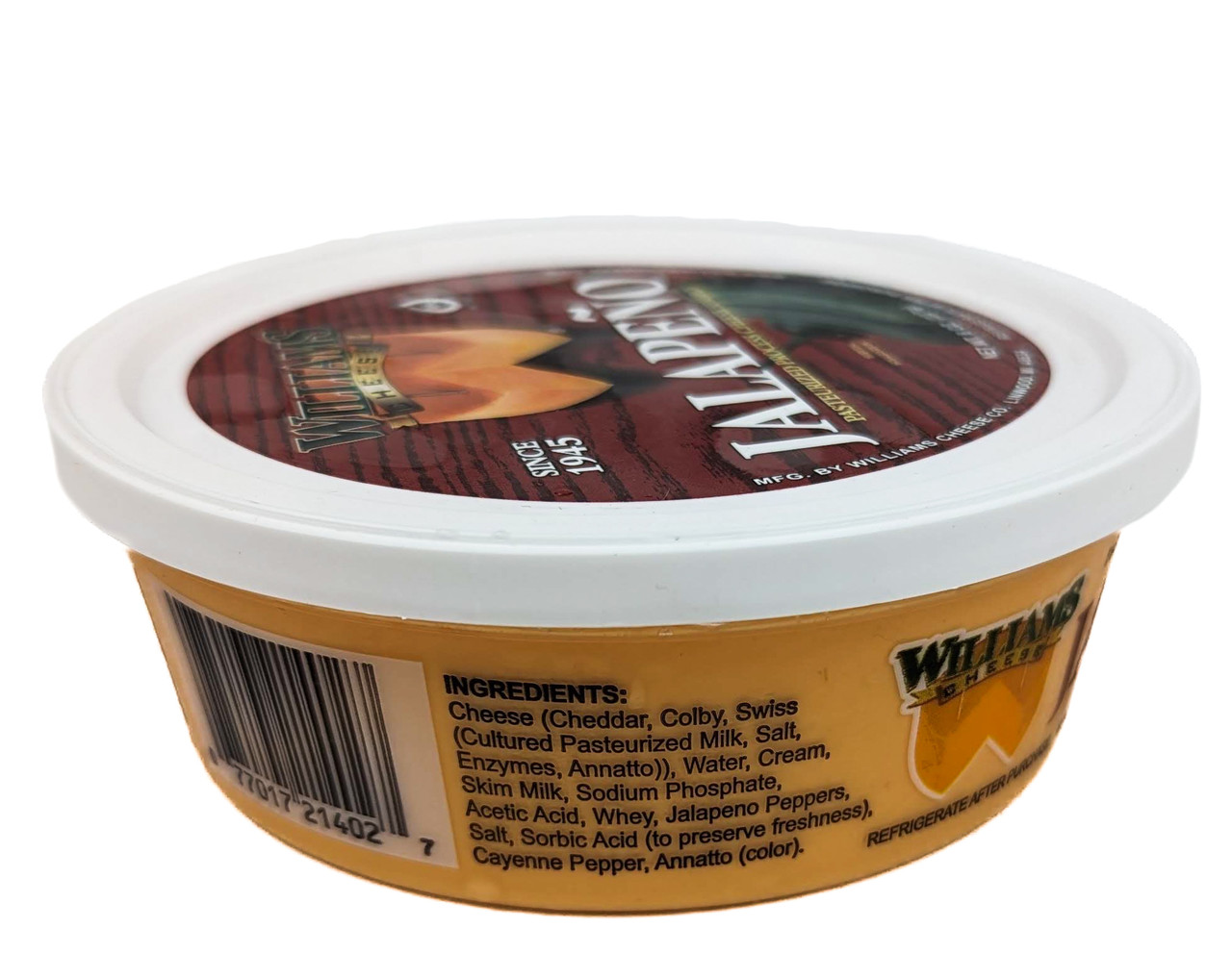 Williams Cheese - Jalapeno Spread 8 oz