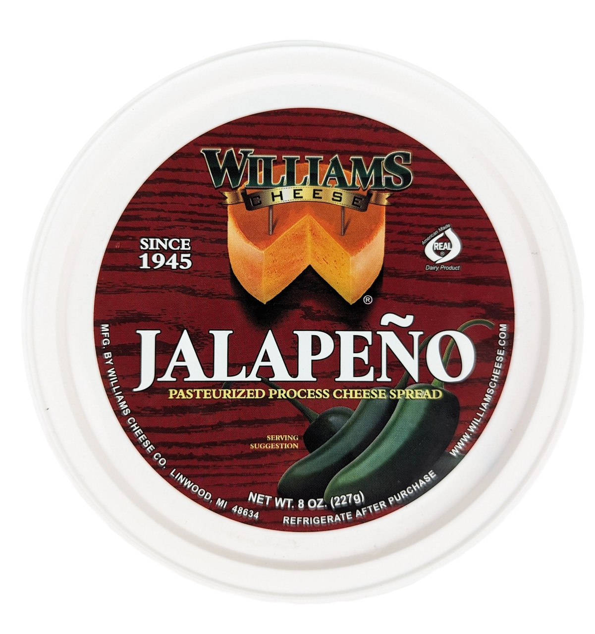 Williams Cheese - Jalapeno Spread 8 oz