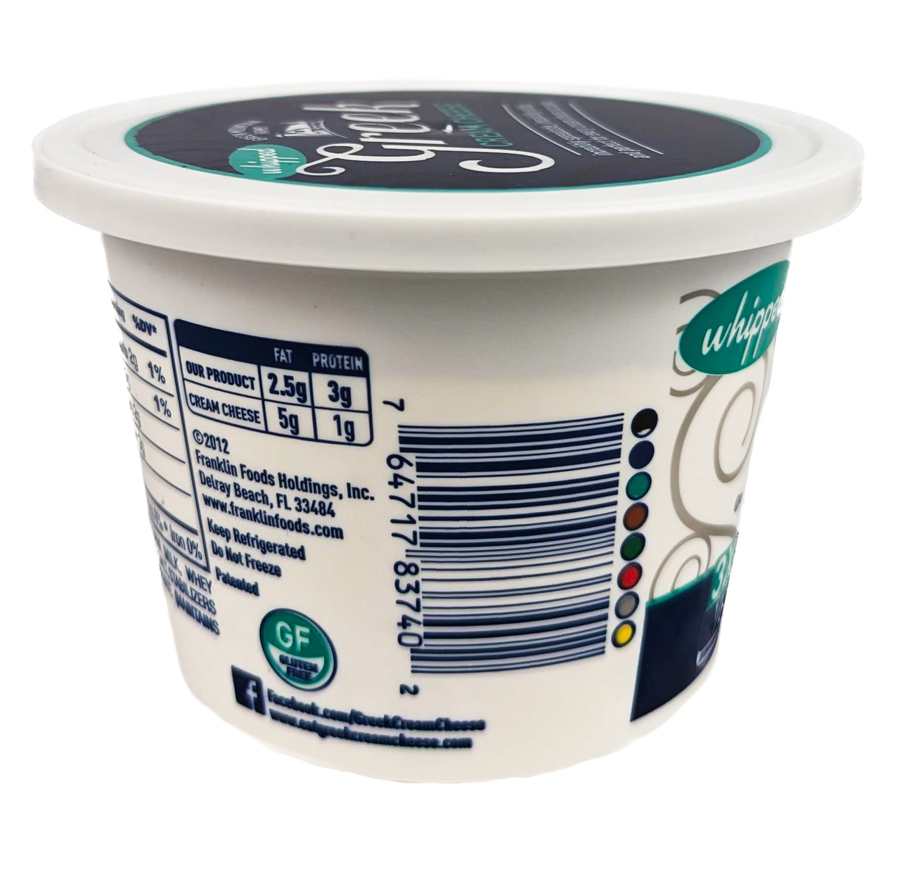 Green Mountain Farms - Whipped Greek Cream Cheese 8 oz