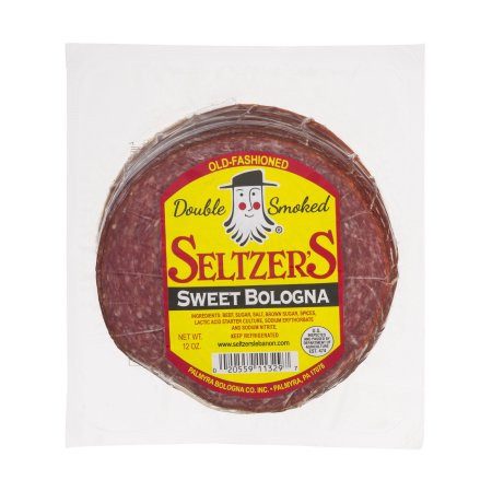 SELTZER'S DOUBLE SMOKED SWEET BOLOGNA. SLICED. 12 OZ