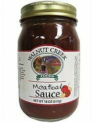 WALNUT CREEK INCREDIBLE AMISH MADE MEATLOAF SAUCE JAR 18 OZ