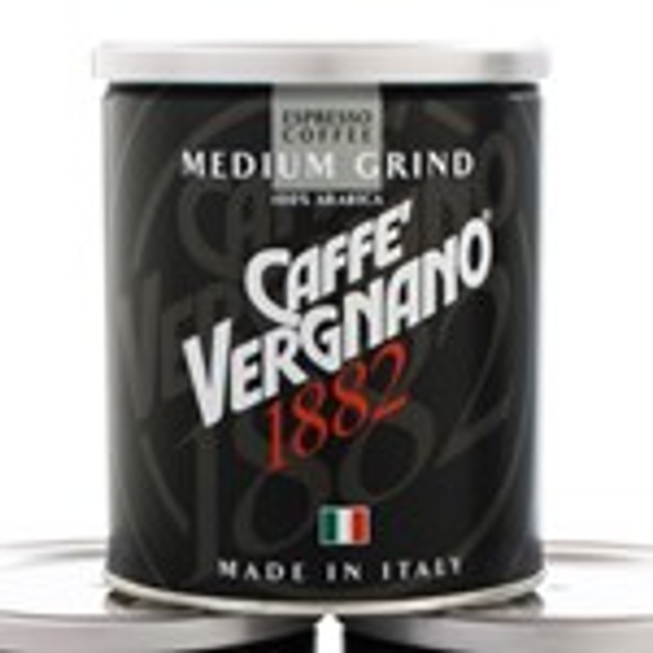 Caffe Vergnano Coffee, Medium Grind, Espresso Roast, Arabica 100% - 8.8 oz