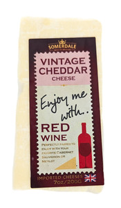Vintage Cheddar, Enjoy Me With...Red Wine, 7 oz