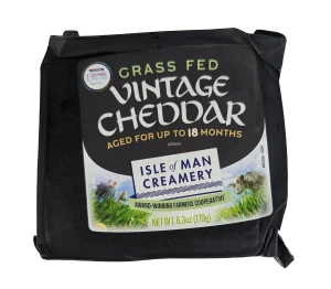 Isle of Man Creamery Vintage Cheddar, Aged 18 Months, 6.3 oz