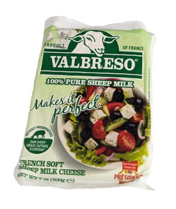 Valbreso Feta Sheep Cheese 7 oz - Front View