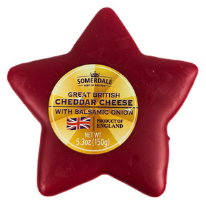Somerdale - Great British Cheddar Cheese with Balsamic Onion - Front View