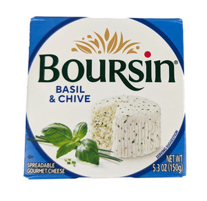 Boursin - Basil and Chive 5.3 oz - Front View