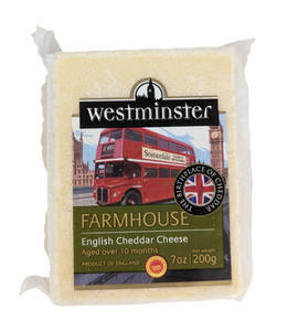 Westminster Farmhouse - English Cheddar Cheese 7 oz - Front View