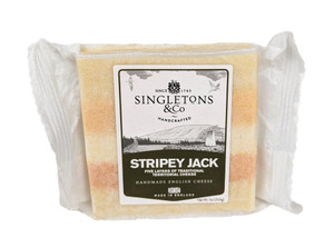 Singletons - Stripey Jack English Cheese 7 oz - Front View