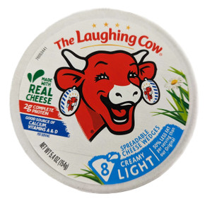The Laughing Cow - Creamy Light Spreadable Wedges 5.4 oz - Front View