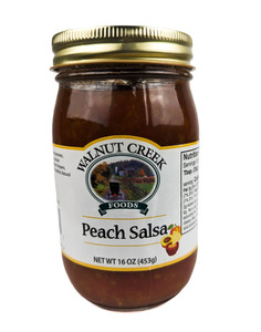 Walnut Creek Peach Salsa 16 oz - Front View