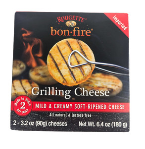 Rougette - Bonfire Grilling Cheese Mild & Creamy Soft-Ripened Cheese 6.4 oz - Front View