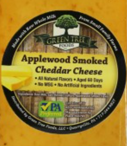 Green Tree - Applewood Smoked Cheddar Cheese 7.5 oz - Front View