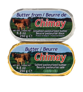 Chimay Salted and Unsalted Butter 8oz Pack of 2