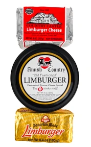 Limburger Spread, German Limburger, Wisconsin Limburger Cheese 3-Piece Set