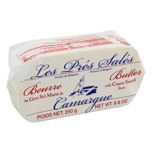 LES PRES SALES BUTTER WITH CAMARGUE SEA SALT, 8.8 OZ