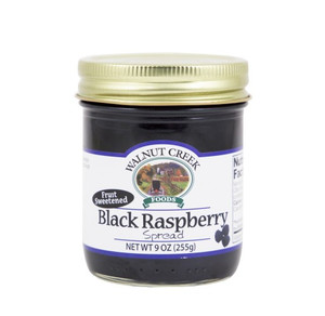 Walnut Creek Fruit Sweetened Black Raspberry Spread – 9oz