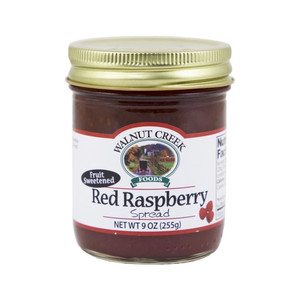Walnut Creek Fruit Sweetened Red Raspberry Spread – 9oz