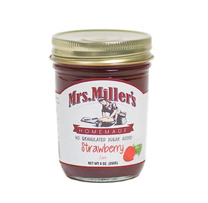 Mrs. Miller's No Granulated Sugar Added Strawberry Jam – 9oz