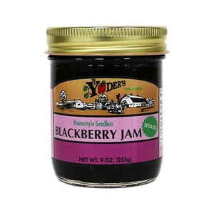 Yoder's Homestyle Seedless Blackberry Jam – 9oz
