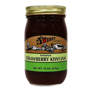 Yoder's Homestyle Strawberry Kiwi Jam – 18oz