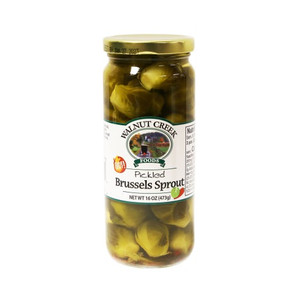Walnut Creek Hot Pickled Brussels Sprouts – 16 oz