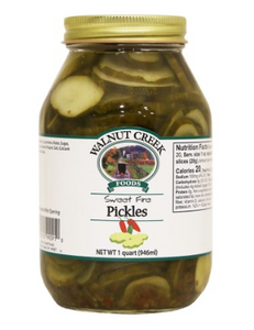 Walnut Creek Fire Pickles – 1 Quart