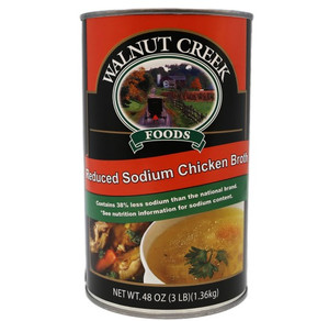 Walnut Creek Reduced Sodium Chicken Broth – 48 oz
