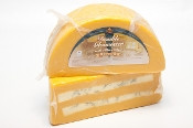DOUBLE GLOUCESTER WITH BLUE STILTON, ENGLAND. 15.5 OZ