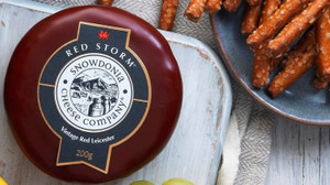 SNOWDONIA CHEESE COMPANY TRUCKLE- RED STORM. 7 OZ SNOWDONIA CHEESE COMPANY TRUCKLE- RED STORM. 7 OZ