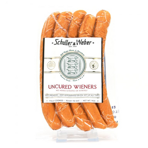 Uncured Wieners Schaller and Weber 9 oz
