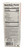 Tresors Gourmands - French Crackers Poppy & Pepper 3.3 oz - Nutrition Facts - Left Side View