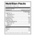 Walnut Creek - Roll Butter - Nutrition Facts - Rear View