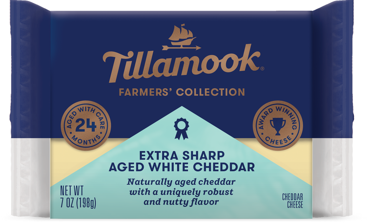 Tillamook - Extra Sharp Aged White Cheddar 7 oz - Front View