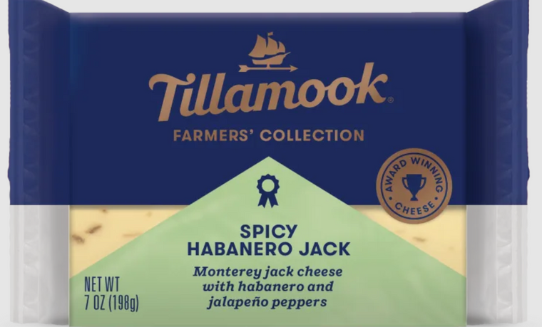 Tillamook Spicy Habanero Jack 7 oz - Front View