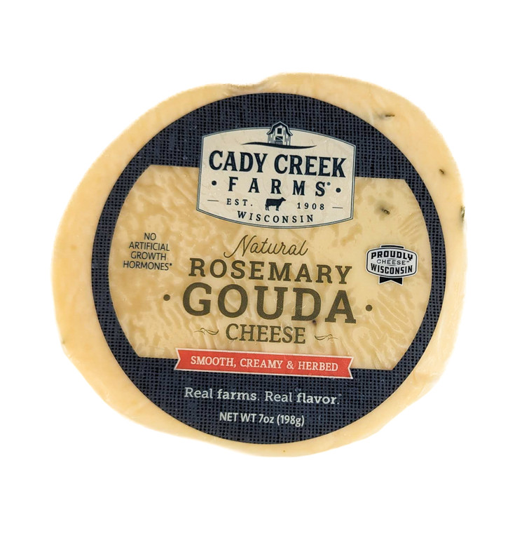 Cady Creek Farms Rosemary Gouda 7 oz - Front View