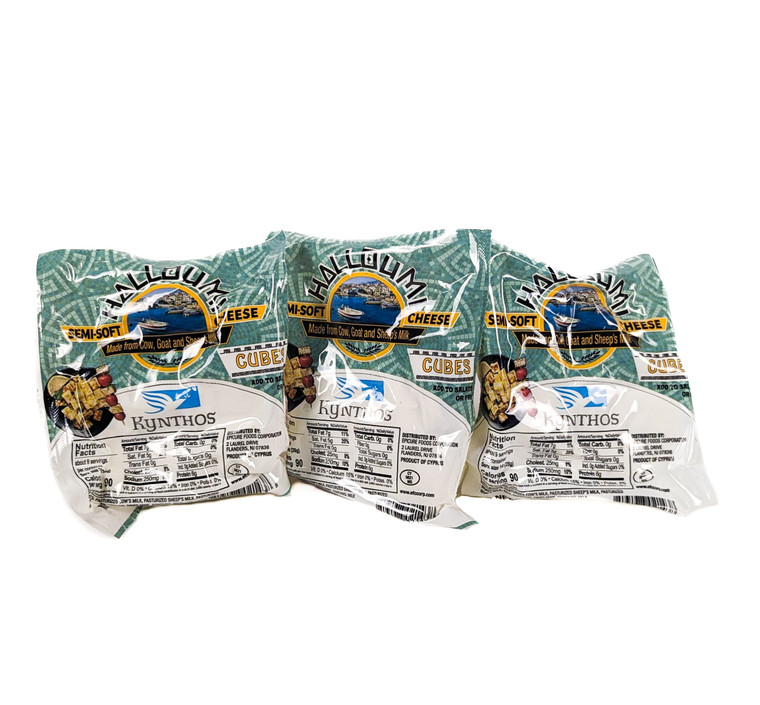 Halloumi - Grilling Cheese Cubes 8.8 oz - Front View
