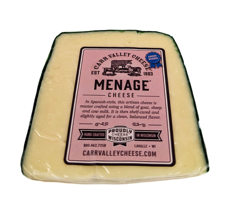 Carr Valley Cheese Menage 16 oz - Front View