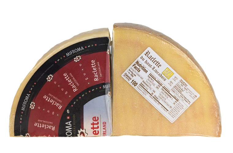 Swiss and French Raclette Combo Pack - 2 Quarter Wheels - Front View