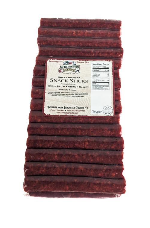 Stoltzfus Meats - Snack Sticks - Sweet Bologna - Front View