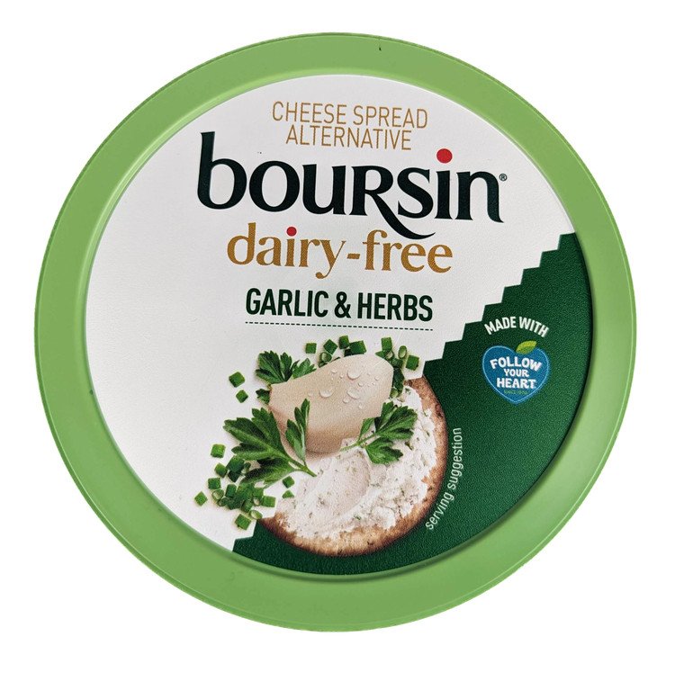 Boursin - Dariy-Free Garlic and Herbs 5oz - Top View