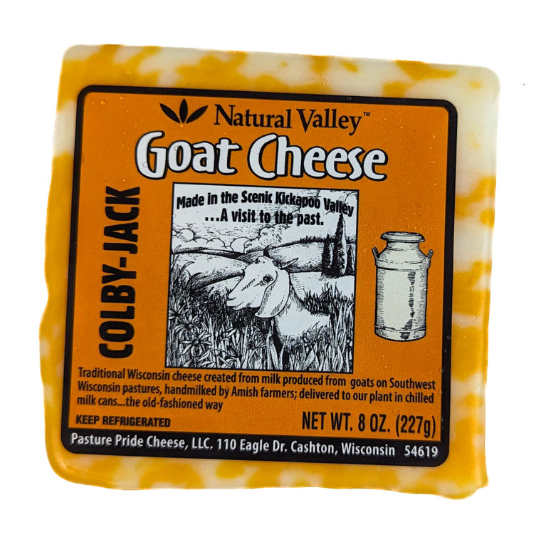 Natural Valley - Colby Jack Goat Cheese 8 oz - Front View
