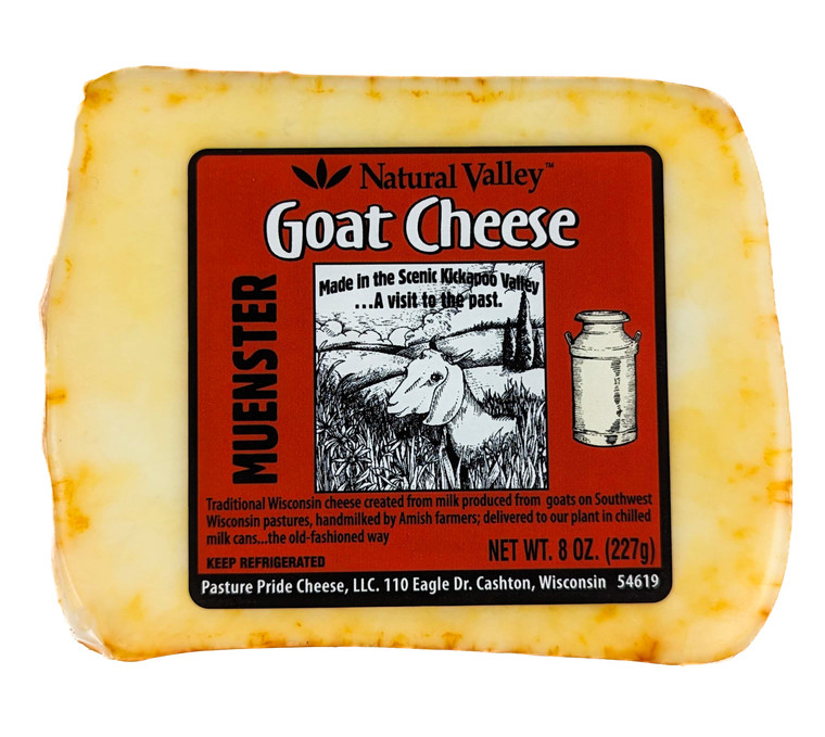 Natural Valley - Muenster Goat Cheese 8 oz - Front View