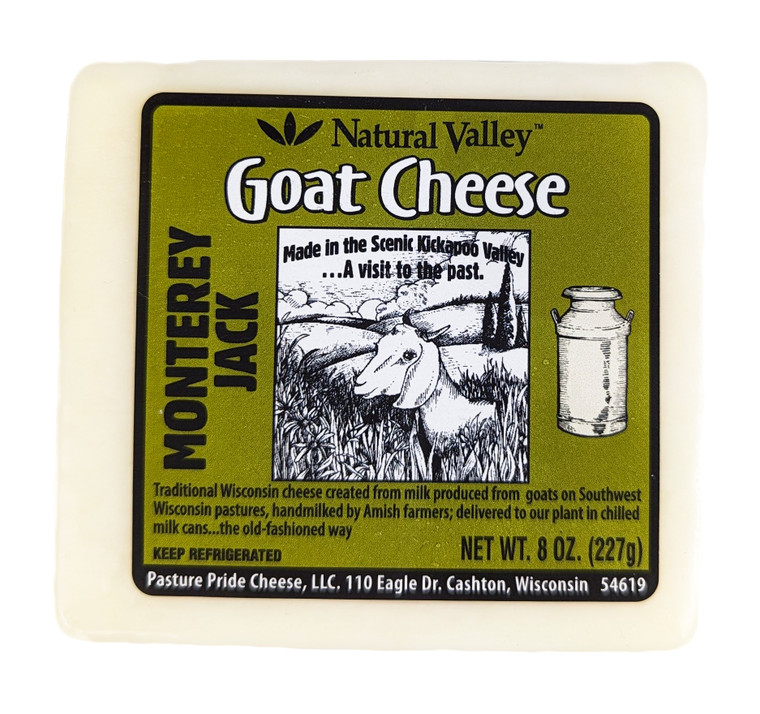 Natural Valley - Monterey Jack Goat Cheese 8 oz - Front View