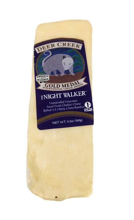 Deer Creek - The Night Walker - Cheddar Bathed In Bourbon 5.3 oz - Front View
