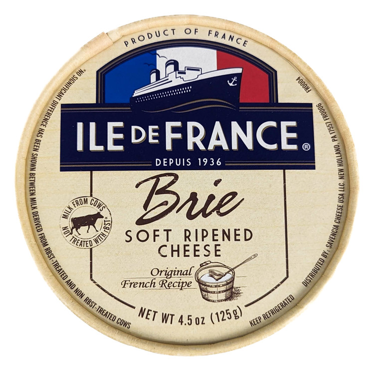 Ile de France - Brie Soft Cheese 4.5 oz - Front View