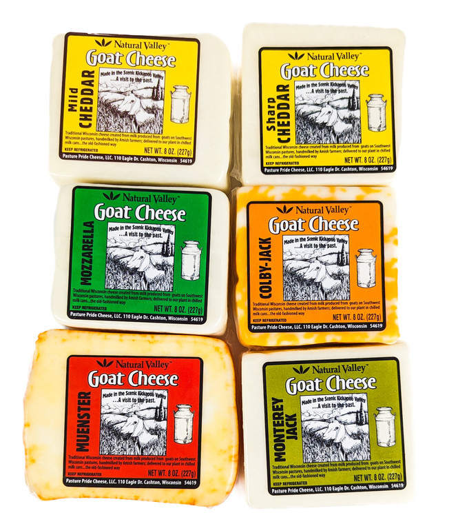 Natural Valley - Goat Cheese 6 Flavor Variety Packs 3 Pounds